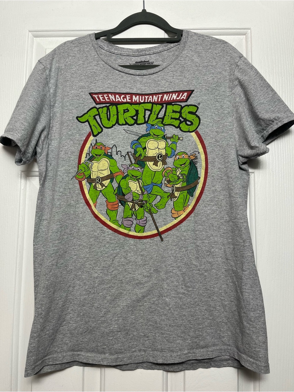 Teenage Mutant Ninja Turtles Graphic Short Sleeve Tee - Gray